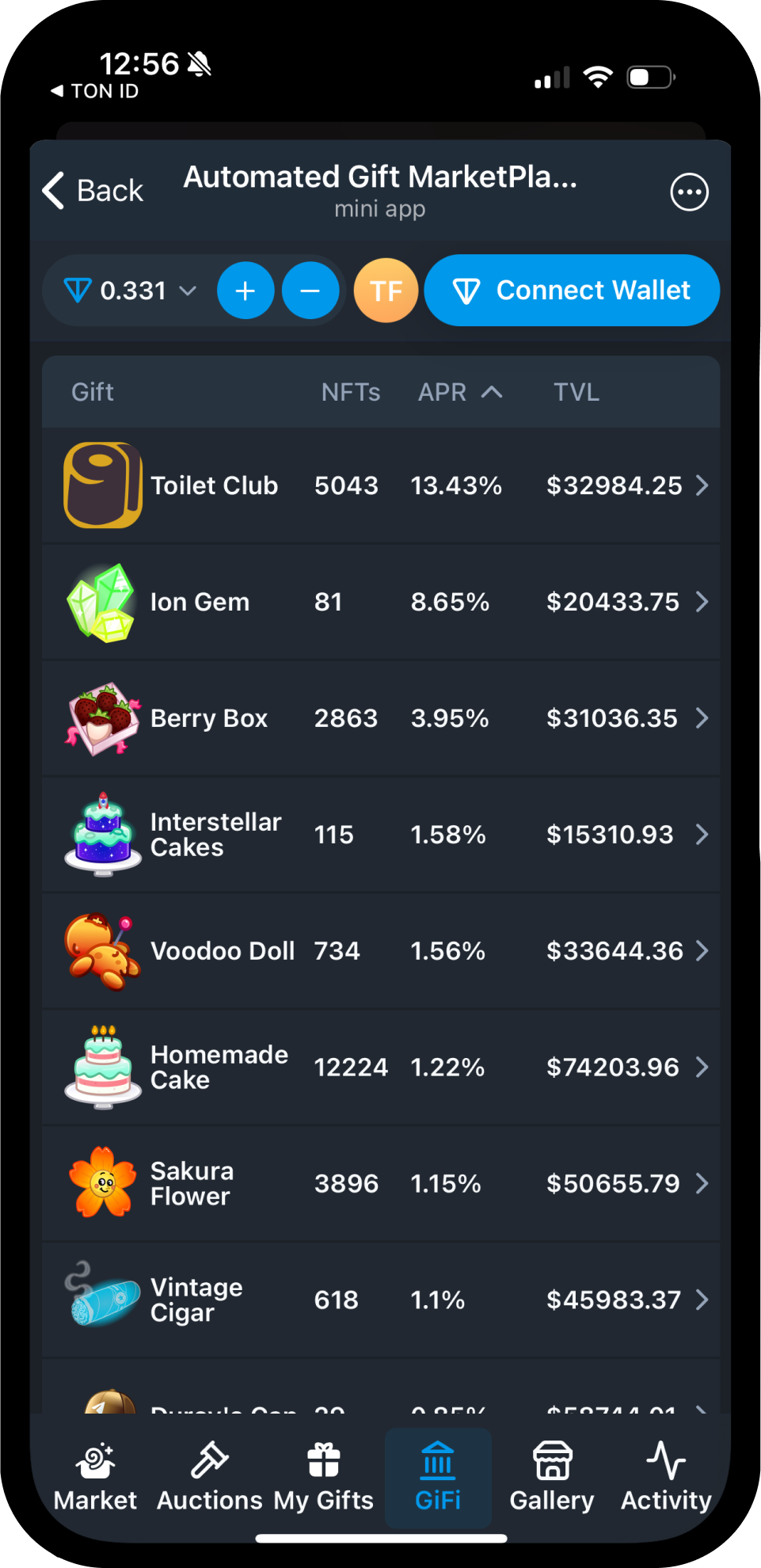 Screenshot of Gift Marketplace