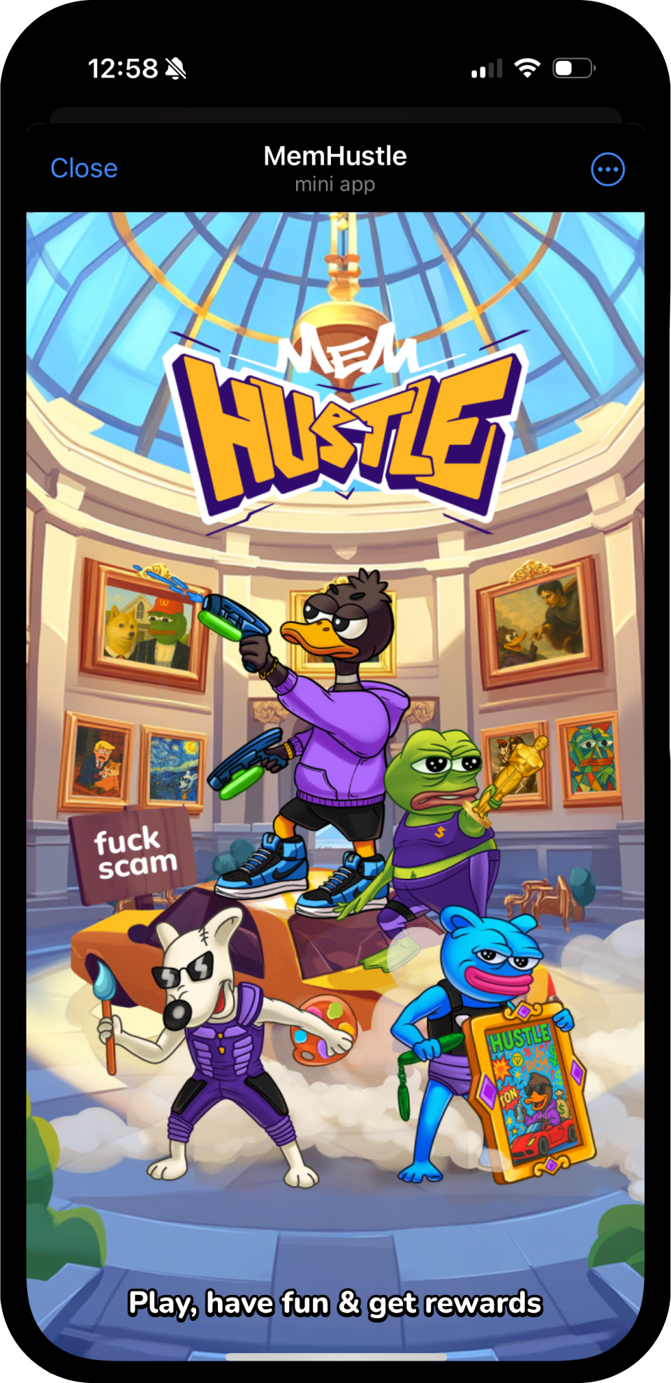 Screenshot of MemHustle