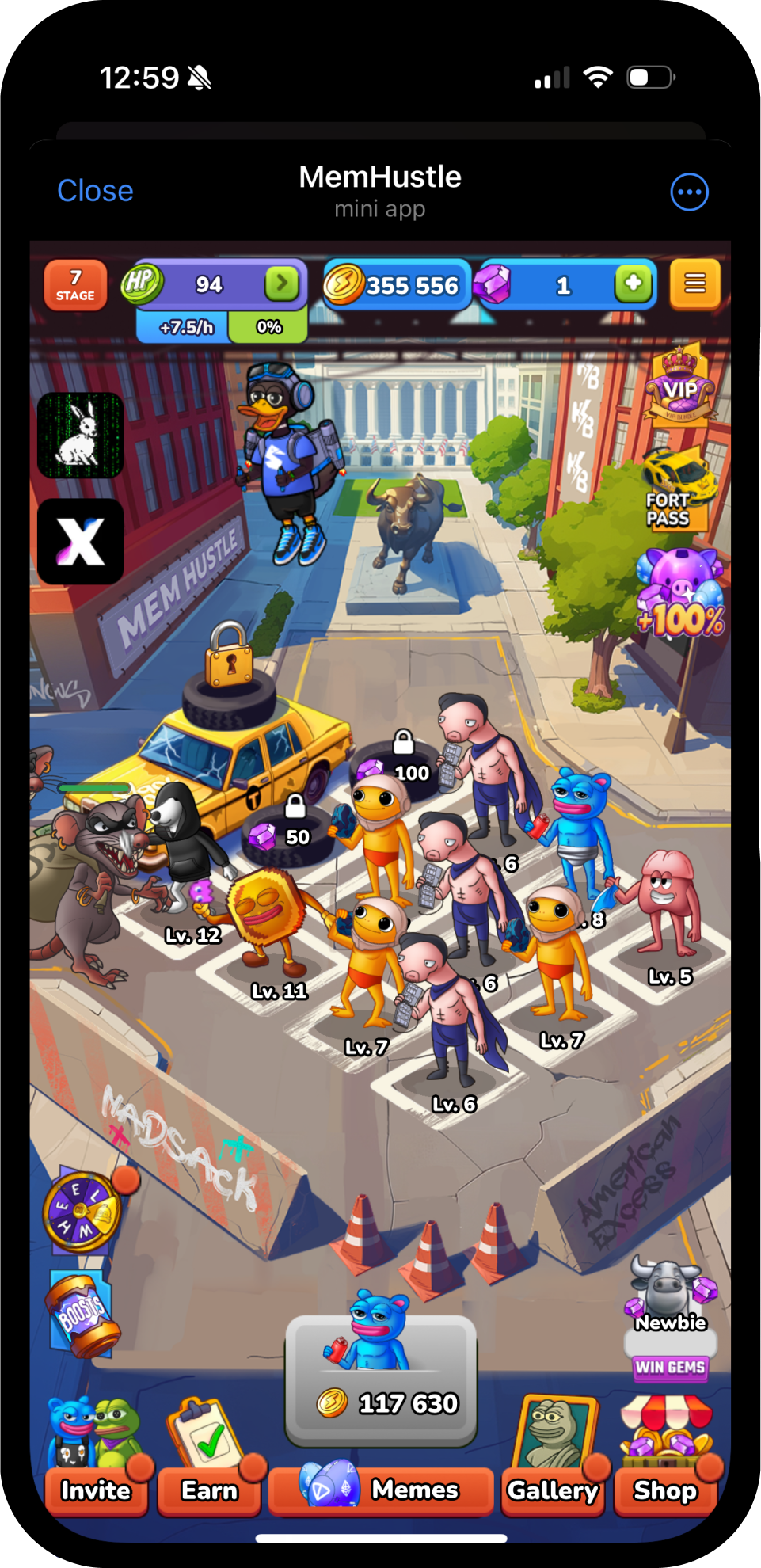 Screenshot of MemHustle