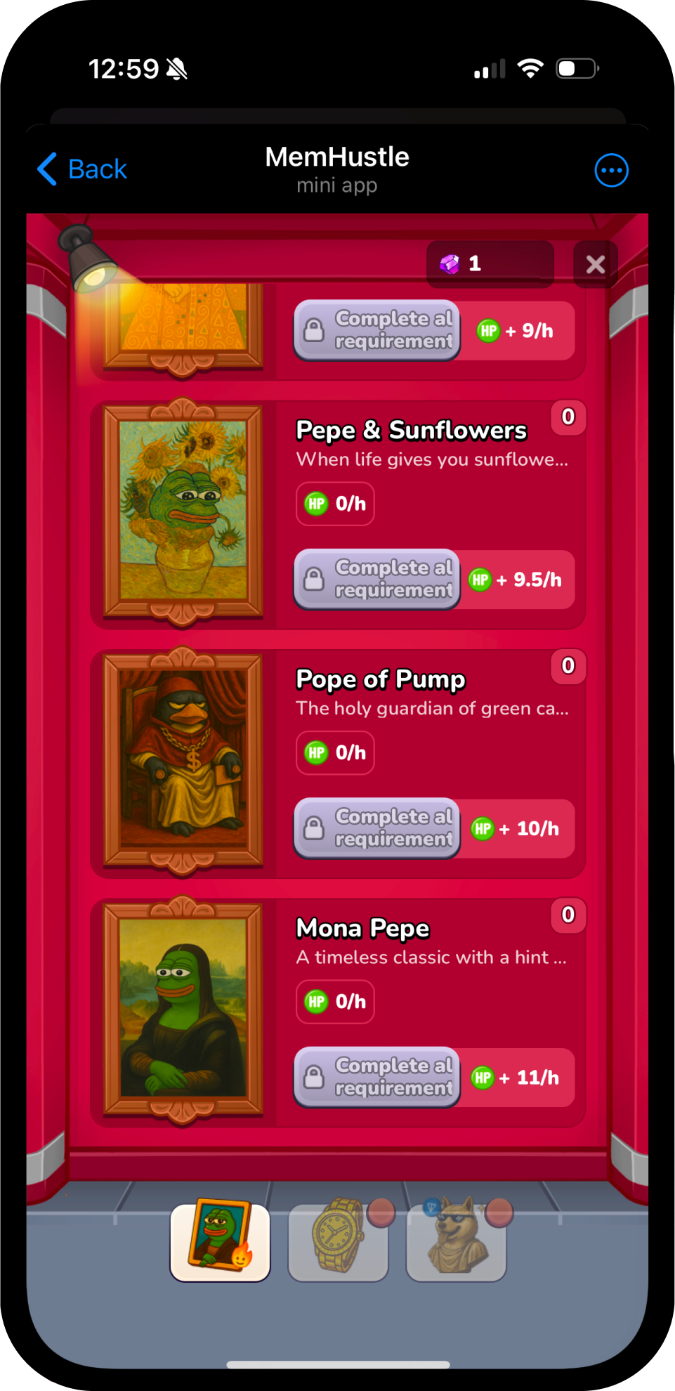 Screenshot of MemHustle