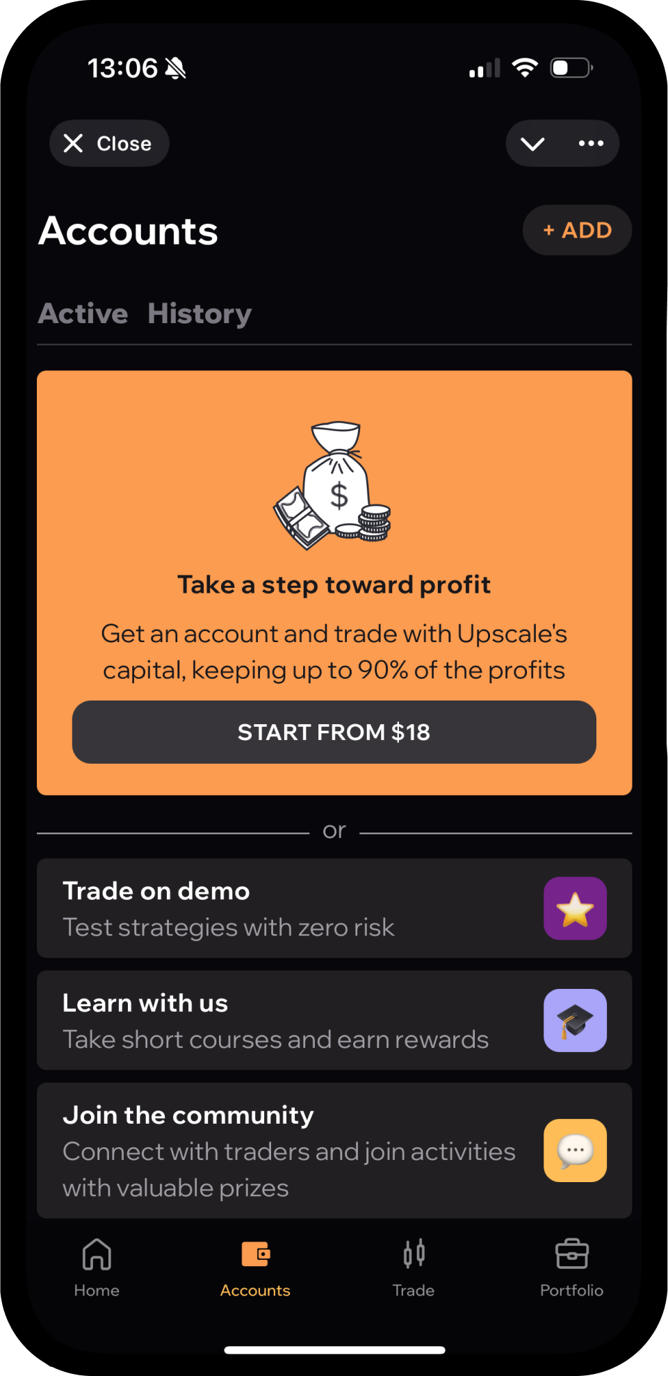 Screenshot of Upscale