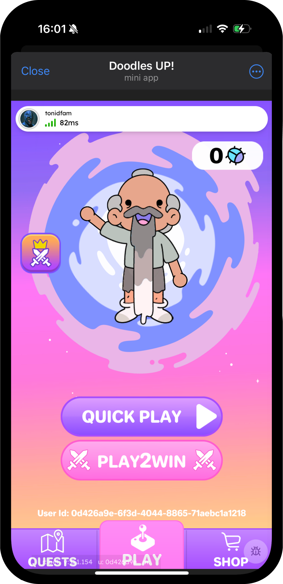 Screenshot of Doodles UP!
