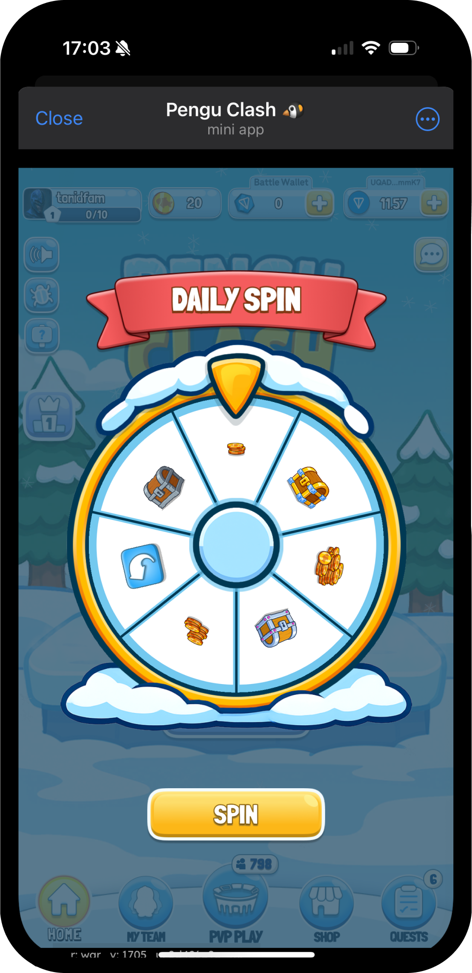 Screenshot of Pengu Clash