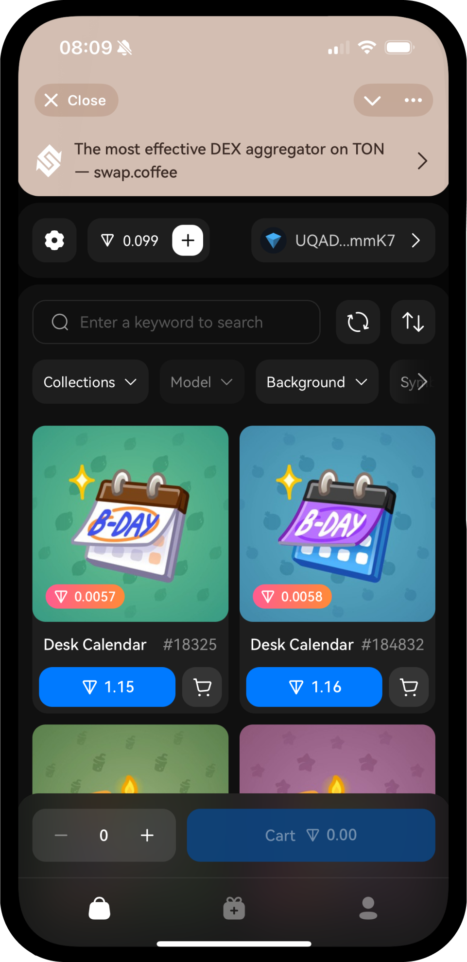 Screenshot of Thermos