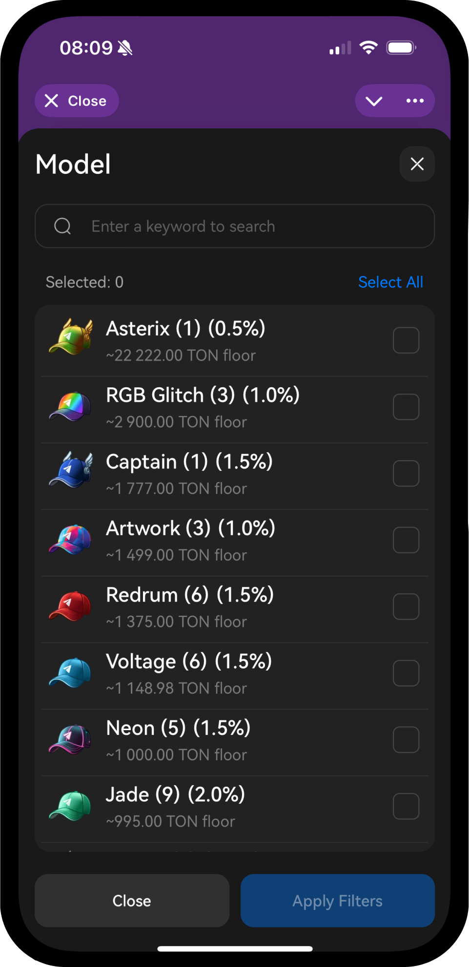 Screenshot of Thermos