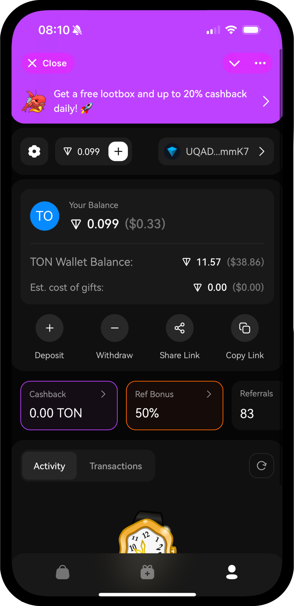Screenshot of Thermos