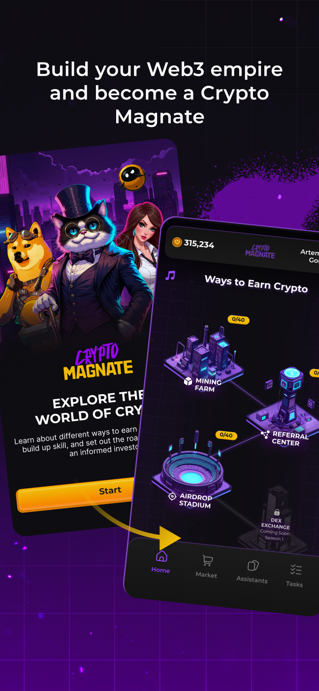 Screenshot of CryptoMagnate