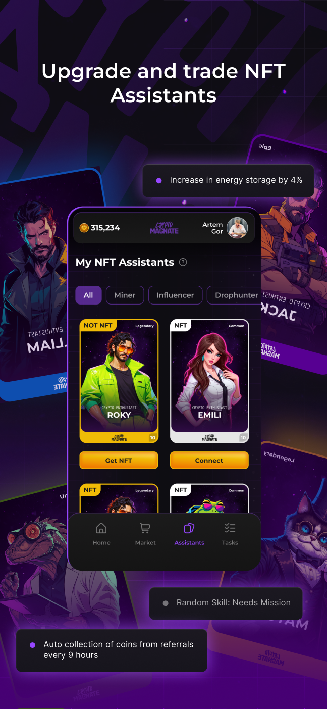 Screenshot of CryptoMagnate